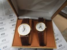 Two Pair of Ladies & Gents Wristwatches with Faux