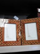 Six Double Inlaid Photo Frames