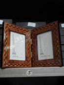 Six Double Inlaid Photo Frames