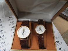 Two Pair of Ladies & Gents Wristwatches with Faux