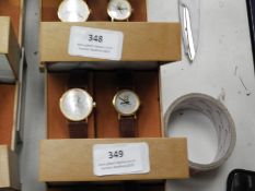 Two Pair of Ladies & Gents Wristwatches with Faux
