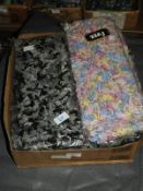 Ten Ladies Assorted Fuzz Scarves