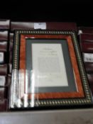 Eight 5x7 Inlaid Italian Style Photo Frames