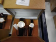 Two Pair of Ladies & Gents Wristwatches with Black