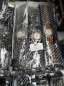 Box Containing Ten Wristwatches with Faux Leather