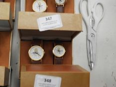 Two Pair of Ladies & Gents Wristwatches with Faux