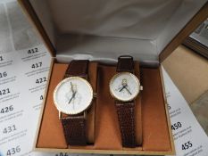 Two Pair of Ladies & Gents Wristwatches with Faux