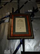 Eight Gift Wrapped Italian Style Inlaid Photo Fram