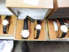 Two Pair of Ladies & Gents Wristwatches with Black