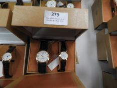 Two Pair of Ladies & Gents Wristwatches with Black