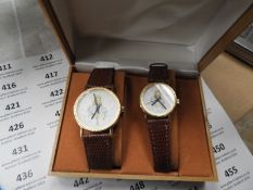 Two Pair of Ladies & Gents Wristwatches with Faux