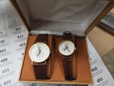 Two Pair of Ladies & Gents Wristwatches with Faux
