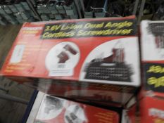 Two Maxim Dual Angle Cordless Screwdriver Kits wit