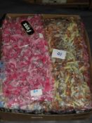 Ten Ladies Assorted Fuzz Scarves