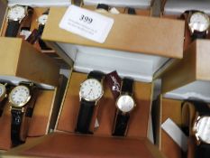 Two Pair of Ladies & Gents Wristwatches with Black