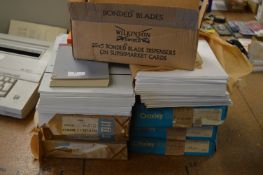 *Quantity of Assorted A4 Paper, etc.