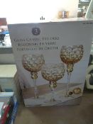 *Glass Candle Holders 3pk