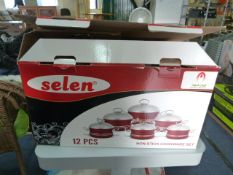 *Selen 12pc Non-Stick Pan Set