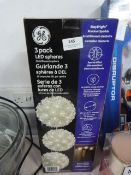 *150 LED Spheres 3pk