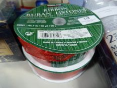 *KS Wire Edged Ribbon 2pk