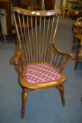 High Spindleback Armchair