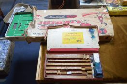 Vintage Boxed Football Game and a Printing Set