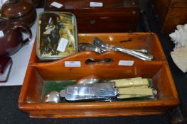 Cased Set of Plated Cutlery