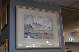 Framed Watercolour - Seascape