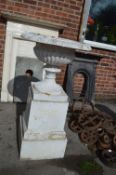 Garden Urn on Plinth