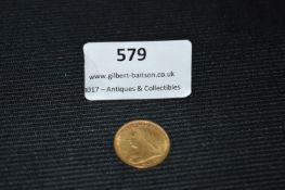 1898 Victoria Half Sovereign