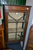 Inlaid Edwardian China Display Cabinet