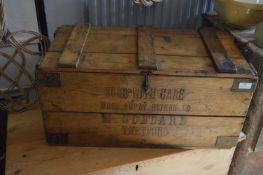 Wooden Crate Stamped 