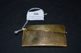 18ct Rolled Gold Card Case - approx 46g gross