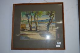Framed Original Watercolour 1954 -