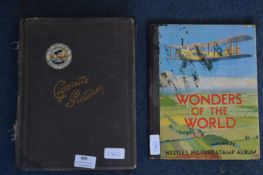 Players Navy Cut Cigarette Card Album and Wonders