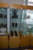 Glazed Display Cabinet on Wooden Base