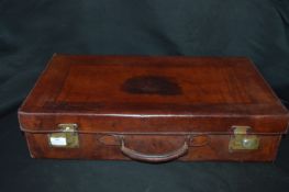 Vintage Leather Suitcase