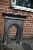 Victorian Cast Iron Bedroom Fireplace