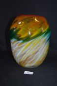 Multicoloured Retro Glass Vase