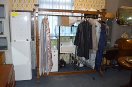 Victorian Coat Rail with Brass Fittings