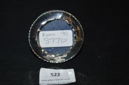 Small Round Silver Photo Frame - Birmingham 1912