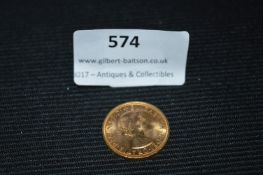 1958 Gold Sovereign