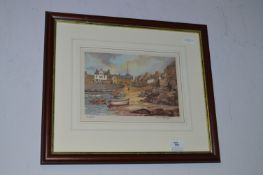 Signed Print - Harbour Scene