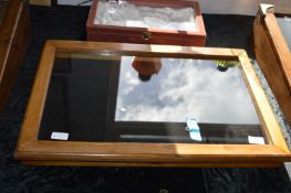 Flat Tabletop Display Case