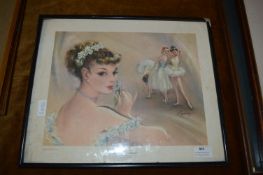 Framed Print - Ballet Dancers