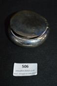 Silver Trinket Box - Birmingham 1981, approx 77g