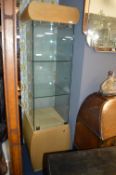 Glazed Display Cabinet on Wooden Base