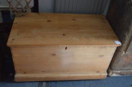 Pine Blanket Box