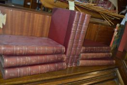 Nine Leather Bound Volume of 