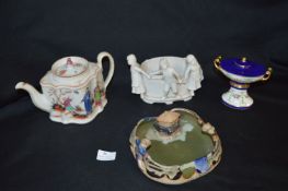 Four Pottery Items Including Oriental Ware and Ringtons